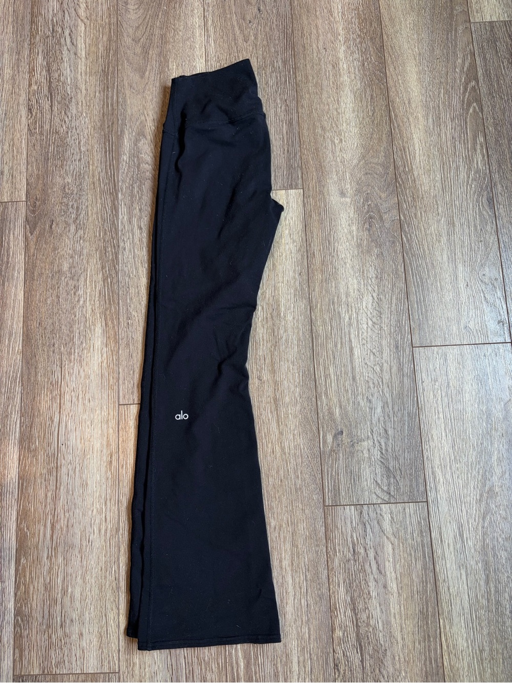 ALO Yoga Black Boot-Cut Flare Leggings